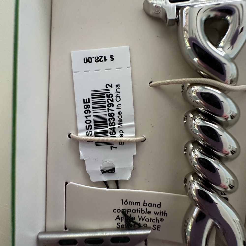 kate spade Silver Stainless Steel Watch Band.  BAND ONLY. - Picture 5 of 5